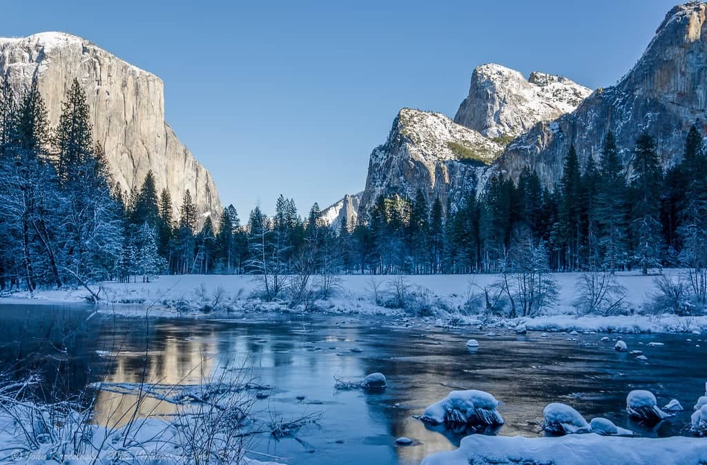 Invierrno en Yosemite National Park