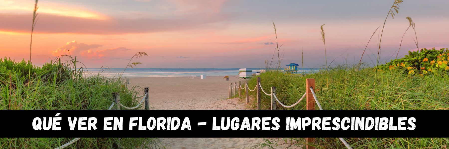 Qué ver en Florida, playa con la puesta de sol