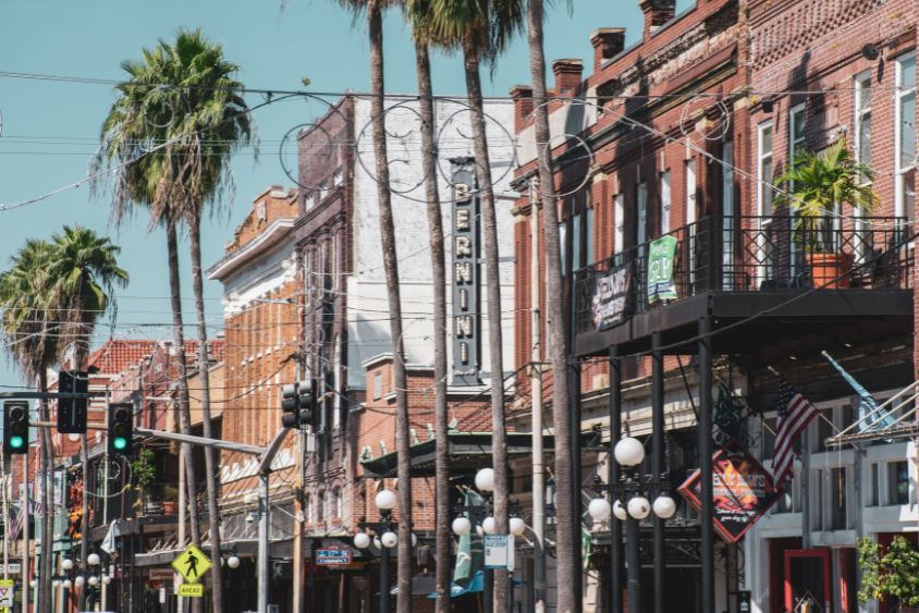 Ybor City, un barrio de Tampa, Florida, Estados Unidos