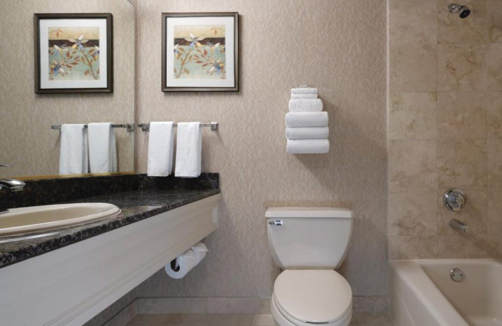 Baño habitación hotel Circus Circus Las Vegas