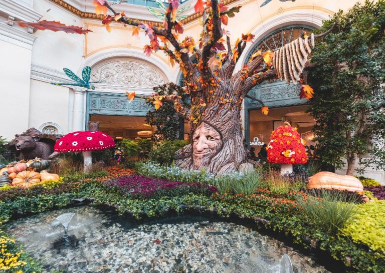 Exposición en el Jardín Botánico del hotel Bellagio en Las Vegas